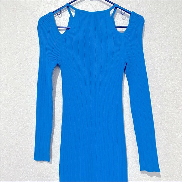 Zara Cut Out Knit Dress - size M - Picture 4 of 7